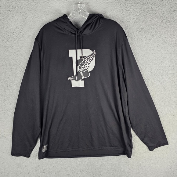 Polo Ralph Lauren Hoodie Mens XL Black P-Wing Performance Long Sleeve Drawstring - Picture 1 of 10